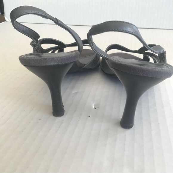 Naturalizer Heels Size 7 Gray Strappy Prissy - Picture 7 of 12